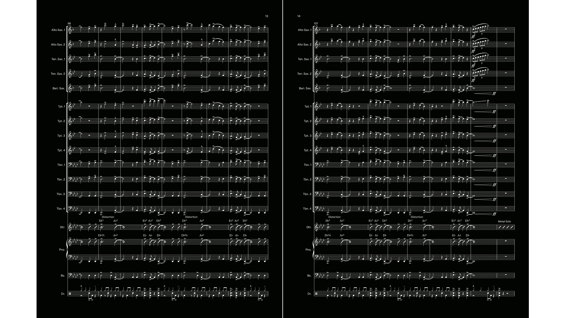 Inverted colors effect